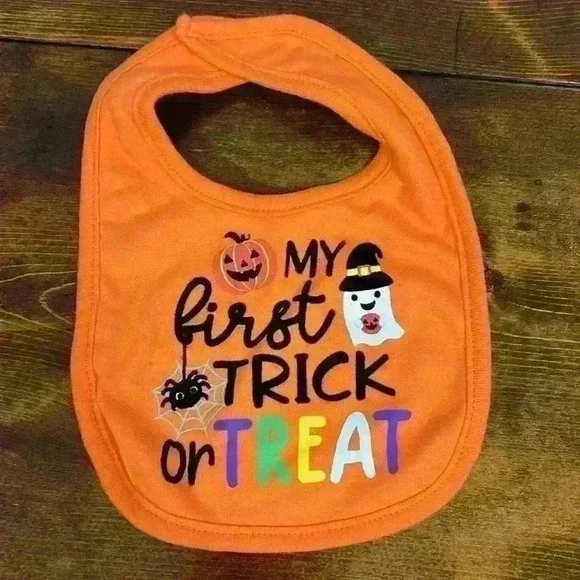 Halloween and New Years Eve Baby Bibs - Picture 2 of 5